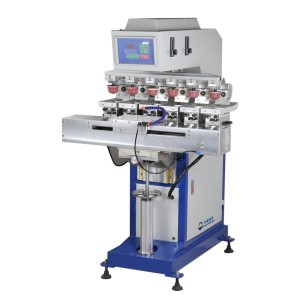 Six Color Pad Printing Machine