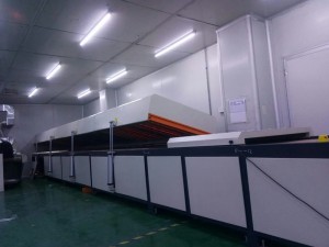 Scheme of IR Dryer for Glass Screen Printing Machine