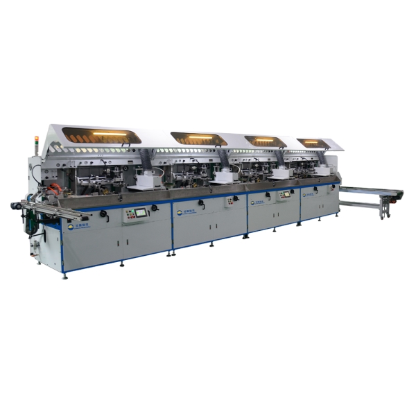 LP-F102-M Fully Automatic Universal Screen Printing Machine For The Decoration Of Cylindrical, Oval and Flat Plastic Containers Featured Image