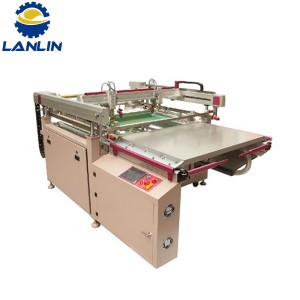 Empat-Post Semi-otomatis Mesin Screen Printing