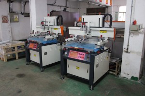 Motor didorong Datar Pesanggrahan Screen Printing Mesin