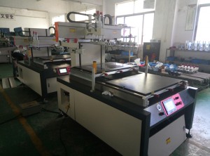 Screen Printing Machine Spesial for høy presisjon Double Work Table glass dekkplate